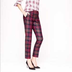 J. Crew Cafe Capri, Plaid